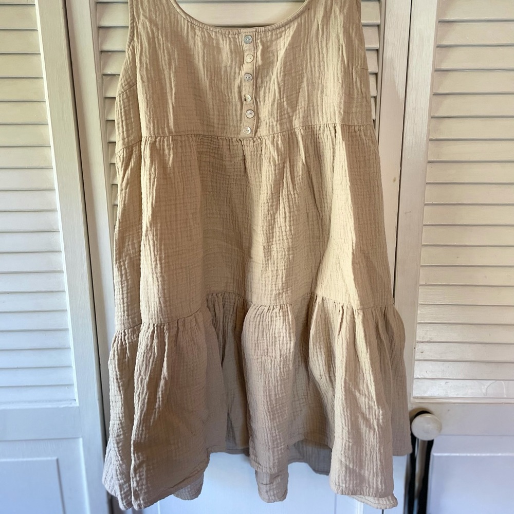 Tan dress